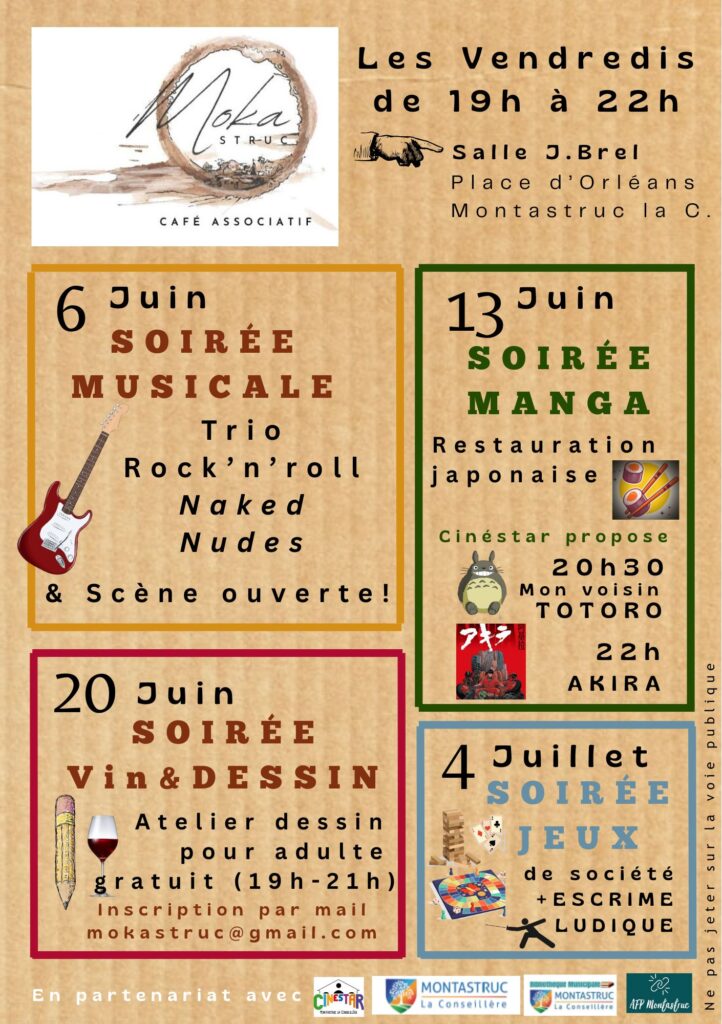 Illustration événement Soirée musicale au Moka Struc